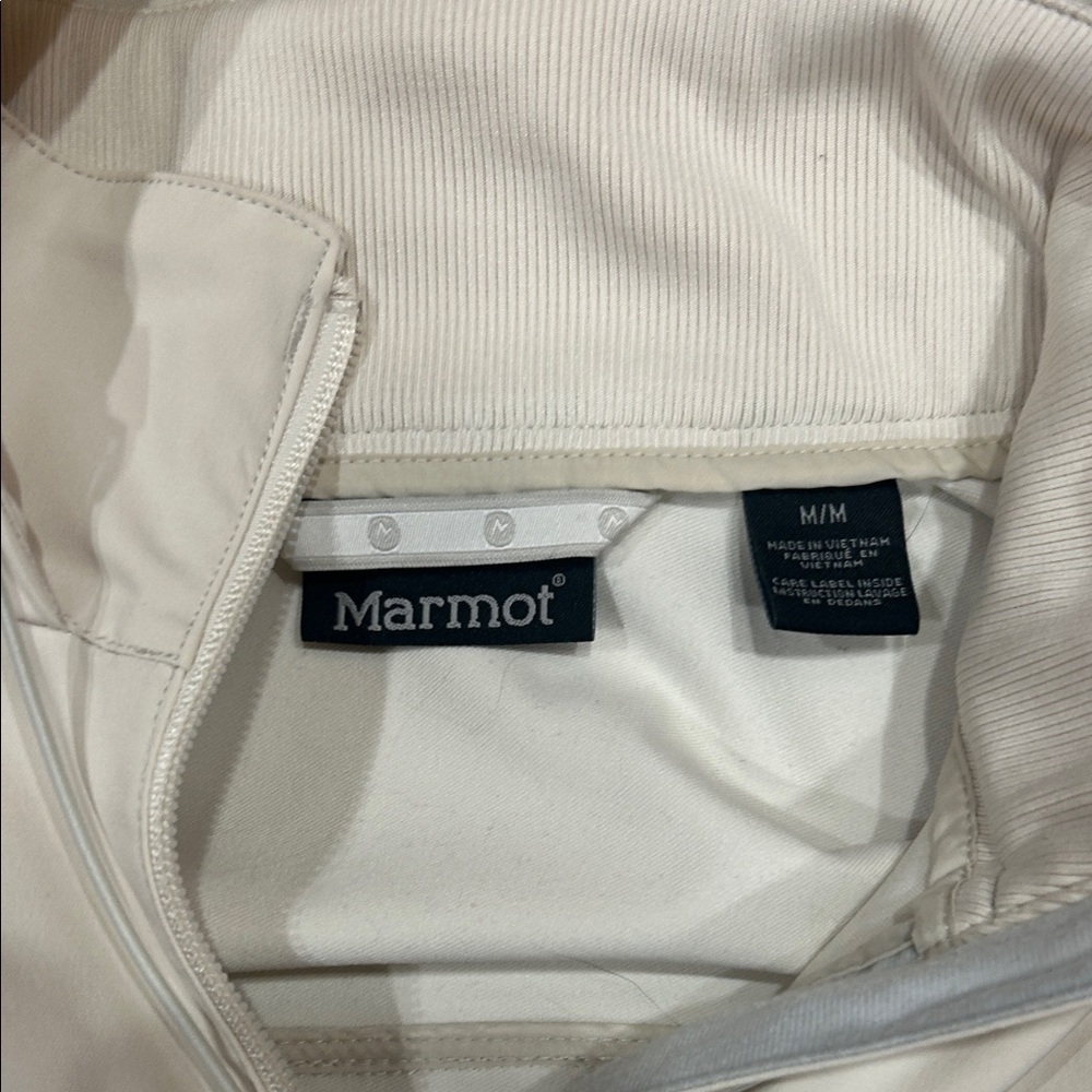 Marmot Cream Soft Shell Hooded Jacket - Picture 2 of 6